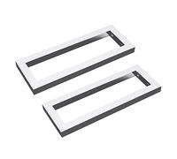 Sogood 2 pièces equerre de Fixation Plan de Toilette étagère Tablette Murale Porte-Serviette Acier INOX chromé 50x3x15cm WH01