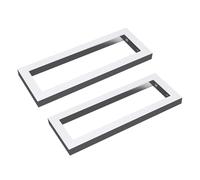 Sogood 2 pièces equerre de fixation plan de toilette étagère tablette murale porte-serviette acier inox chromé 45x3x15cm WH01