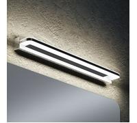 doporro Lampe pour Miroir LED 14W Chromé 60cm 4000K Lumière Miroir | Applique Murale, Salle de Bain, 1450 Lumen, SparkLuxe