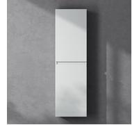Sogood Meuble Colonne Salle de Bain Suspendu 35x20x120cm Colonne de Rangement Armoire Latérale Blanc Mat Design Verona