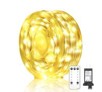 Soiarllt 20M 200LED Noël Guirlande Lumineuse Intérieur, Avec Minuterie | Blanc Chaud, 8 Modes, Mémoire, Réglage Luminosité, 3M Cordon d'Extension, IP65, Décoration Halloween, Noël & Arbre de Noël