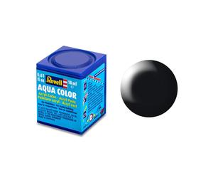 Soie "Noir" (RAL 9005) Acrylique Aqua Color - 18ml