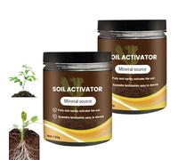 Soil Activated, 2026 Nouvel Activateur De Sol Organique Et Engrais Pour Plantes Pour Plates-bandes Surélevées, Gazon Et Terreau, Engrais Pour Plantes D'intérieur Pour Des Fleurs Et Des Plantes (2Pcs)