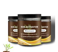 Soil Pro Activator, Naturel Activateur de Sol Pour une Décomposition Plus Rapide, Activateur de Sol pour Toutes les Plantes D'intérieur, Booster de Nutriments pour la Croissance des Plantes (3PC)