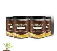 Soil Pro Activator, Naturel Activateur de Sol Pour une Décomposition Plus Rapide, Activateur de Sol pour Toutes les Plantes D'intérieur, Booster de Nutriments pour la Croissance des Plantes (4PC)
