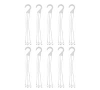 SOIMISS 10 Pièces Crochet pour Jardinière Suspendue 25cm, Décoratif | Design Minimaliste, Manipulation Facile, pour Balcon, Bureau, Pergola ou Gazebo, Usage Intérieur Extérieur