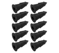 SOIMISS 10 Pièces Vase à Fleurs avec Piquet Noir en Plastique pour | Stabilité Extérieure, Usage, Surface Lisse, Installation Facile, pour Chrysanthèmes et Fleurs Artificielles
