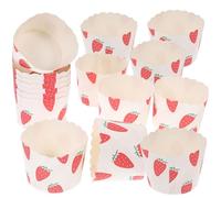 SOIMISS 50 Caissettes à Muffins en Papier Antiadhésif Sécurité pour Cuisson, Lot de 50 Pièces, pour Usage Personnel et Fêtes D’anniversaire