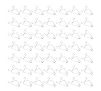 SOIMISS 50 pièces Crochets Plafond Suspendu Automatiques Clips Accrochage Sans Percer pour Faux Plafond Résistants Anti-rouille Suspension Rapide pour Bureau et Maison