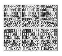 SOIMISS 6feuilles Sticker Mural Alphabet Autocollants Lettres pour Chambre Décoration Sticker Adhésif Éducatif Facile Poser Retirer