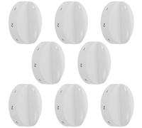 SOIMISS 8 Boutons de Réglage du Thermostat en Plastique Blanc pour Réfrigérateur, 7 Niveaux, Affichage Clair, Design Ergonomique, Remplacement Facile pour Réfrigérateurs Domestiques