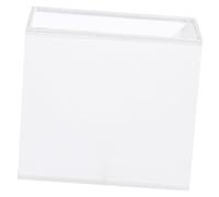 SOIMISS Abat Jour Tissu Rectangulaire en Métal et Tissu pour Lampe de Chevet, Abat-jour Simple Style Blanc, Protection la Poussière, pour Hôtel et Salon