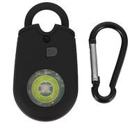 SOIMISS Alarme Personnelle d'urgence avec Sirène Puissante Et Lumière LED Intégrée pour Femmes, Compacte Et Portable, Course Nocturne Sécurité Personnelle, Couleur Noire