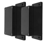 SOIMISS Boîte de Jonction Étanche sans Découpe de Câble 2 Pièces Noire en Plastique Pratique pour Réparation Facile pour Protection Électrique Extérieure