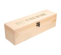 SOIMISS Boîte en Bois et Rangement D'une Bouteille pour Bouteille de Vin Vintage Poignée Portable, et Élégante, pour