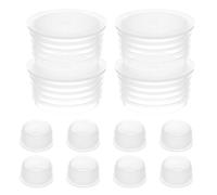 SOIMISS Bouchon Rond en Plastique 12pcs pour jardinière, Bouchon de Pot en Plastique réutilisable 25 mm, étanche, pour Balcon et bac à légumes
