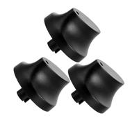 SOIMISS Bouton Gaziniere de Commande de Minuterie, Interrupteur à Minuterie en Plastique Noir, 3 Pcs pour Cuiseur à Riz Cuisine, Restaurant