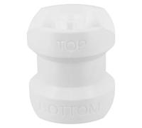 SOIMISS Entonnoir à Bouteille pour Liquides Adaptateur de Remplissage pour Flacon-pompe pour Bouteille de 4cm de Diamètre Plastique Étanche Réutilisable Blanc Voyages et Espaces Publics