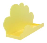SOIMISS Étagère Nuageuse Magnétique Jaune en Plastique, Rangement Mural | Placement Polyvalent, Bords Arrondis et Surface Lisse, pour Télécommandes TV, Éponges et Balais