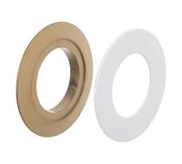 SOIMISS Patch de Conversion Double Chasse pour Bouton de Toilette 38mm en Plastique, Prévient le Desserrage et Stabilise le Couvercle du Réservoir, pour Améliorations Salle de Bain