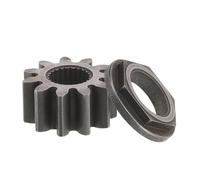 SOIMISS Pignon de Tondeuse à Gazon Transmission Silencieuse et Solide 11 Dents Bague D’arbre de Direction Usiné Précision, Kit de Remplacement Compatible pour Entretien Jardin