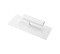 SOIMISS Platoir Enduit en Plastique Blanc, Taloche Carrée à Poignée Ergonomique, Facile à Nettoyer, pour Grattage, Enduit, Plâtrage et Peinture des Murs