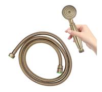 SOIMISS Pommeau de Rétro en Laiton Robuste Isolation Thermique et Résistance à L'usure, Douchette Élégante pour Salle de Bain à Usage Domestique ou Commercial