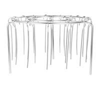 SOIMISS Support à Brochettes Verticales Distribution Uniforme Chaleur Maintien Sécurisé en Acier Inoxydable pour Barbecue et Friteuse pour Viandes et Fruits