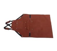 SOIMISS Tablier de Soudure et Multiples Poches Bretelles Larges Rembourrées Résistant à Chaleur avec Protection Genoux pour Équipement Flexible et Stable de Soudeur