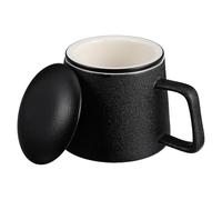 SOIMISS Tasse à Thé Japonaise en Céramique Couvercle et Filtre, Design Moderne Simple, Pratique et Résistante, Bureau ou Restaurant, 1pc