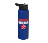 Soirée de jeux Cardboard Conqueror Stainless Steel Insulated Water Bottle