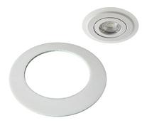 SOIXX Bague de compensation pour spot encastrable Downlight 100 68 mm Blanc