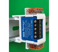SOIXX Support DIN pour Shelly Mini Wave Gen3 et 2 WAGO, droit blanc