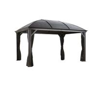 Sojag Aluminium Pavillon Moreno 10x14 en métal Pavillon de jardin Cabane de jardin Plancher non disponible Tonnelle de jardin 12.61 m²