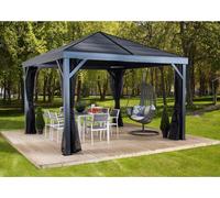 Sojag Pavillon South Beach 3,64 x 3,64 m gris