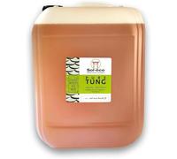 (Sol-éco) Huile Pure Tung | Protection et entretien du bois intérieur/extérieur | Meubles de jardin, plan de travail, terrasse, cuisine, planches à découper, teck (10, Kilogrammes)