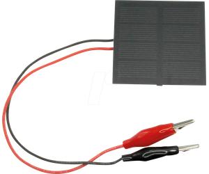 SOL-EXP 22000 - Cellule solaire 2 V, 200 mA, avec pinces crocodiles pour kit sol