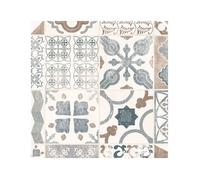 Sol Lino - Carreaux de ciment - Naturel - Rouleau de 3m x 3m