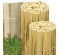 Sol Royal canisse brise vue balcon bambou palissade jardin exterieur clair | 150x600cm 1m50 brillant cache pare terrasse extérieur résistant intempéries clôture occultation protection vis-à-vis B33