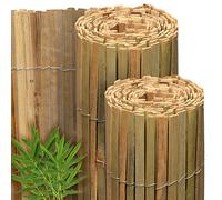 Sol Royal canisse en bambou FSC® brise vue jardin terrasse balcon moderne | 90x600cm naturel protection contre regards vent & soleil SolVision natte clôture occultant B89