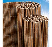 Sol Royal canisse en osier brise-vue balcon pour terrasse jardin véranda | 500x200cm saule pare soleil brise-vent protection contre vent et brise vue clôture occultation paravent SolVision W79