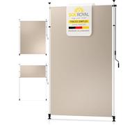 Sol Royal Store Balcon Sans Percage 200x310cm - Store Vertical Exterieur Pergola Etanche Protection Visuelle & Solaire - Beige KM5