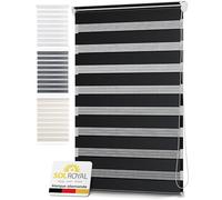 Sol Royal Store Enrouleur Double Jour Nuit sans perçage occultant