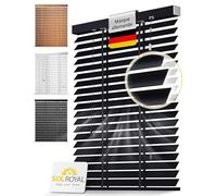 Sol Royal Store venitien Bois Massif lamelles 50mm Extra Larges Brise-Vue