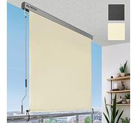 Sol Royal Store Vertical Brise-Vue de Balcon Robuste manivelle Amovible
