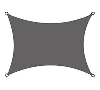 Sol Royal Voile d'ombrage rectangulaire imperméable PES Protection Solaire | 2x3m anthracite toile brise vue avec fixation pour pergola patio terrasse balcon jardin SolVision soleil PS9