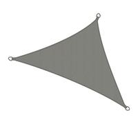 Sol Royal Voile d'Ombrage Triangulaire 4,2x4,2x6 m HDPE SolVision HS9 - Toile Ombrage Tissue Respirant & UV Protection Solaire Balcon, Piscine - Voile Jardin Terrasse Patio 420x420x600 cm Gris
