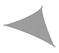 Sol Royal Voile d'ombrage Triangulaire HDPE SolVision Protection UV Solaire | 500x500x700cm gris toile tissue respirant UV balcon piscine jardin terrasse patio perméable l'eau triangle Shade Sails HS9