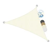 Voile d'ombrage Sol Royal triangulaire imperméable 6 x 4,2 x 4,2 m SolVision PS9, crème