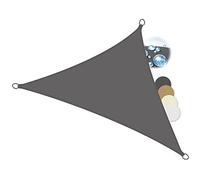 Sol Royal Voile d'ombrage Triangulaire imperméable PES Protection UV Toile | 4,2x4,2x6m anthracite solaire brise vue pour pergola patio terrasse balcon & jardin SolVision Fixation triangle PS9